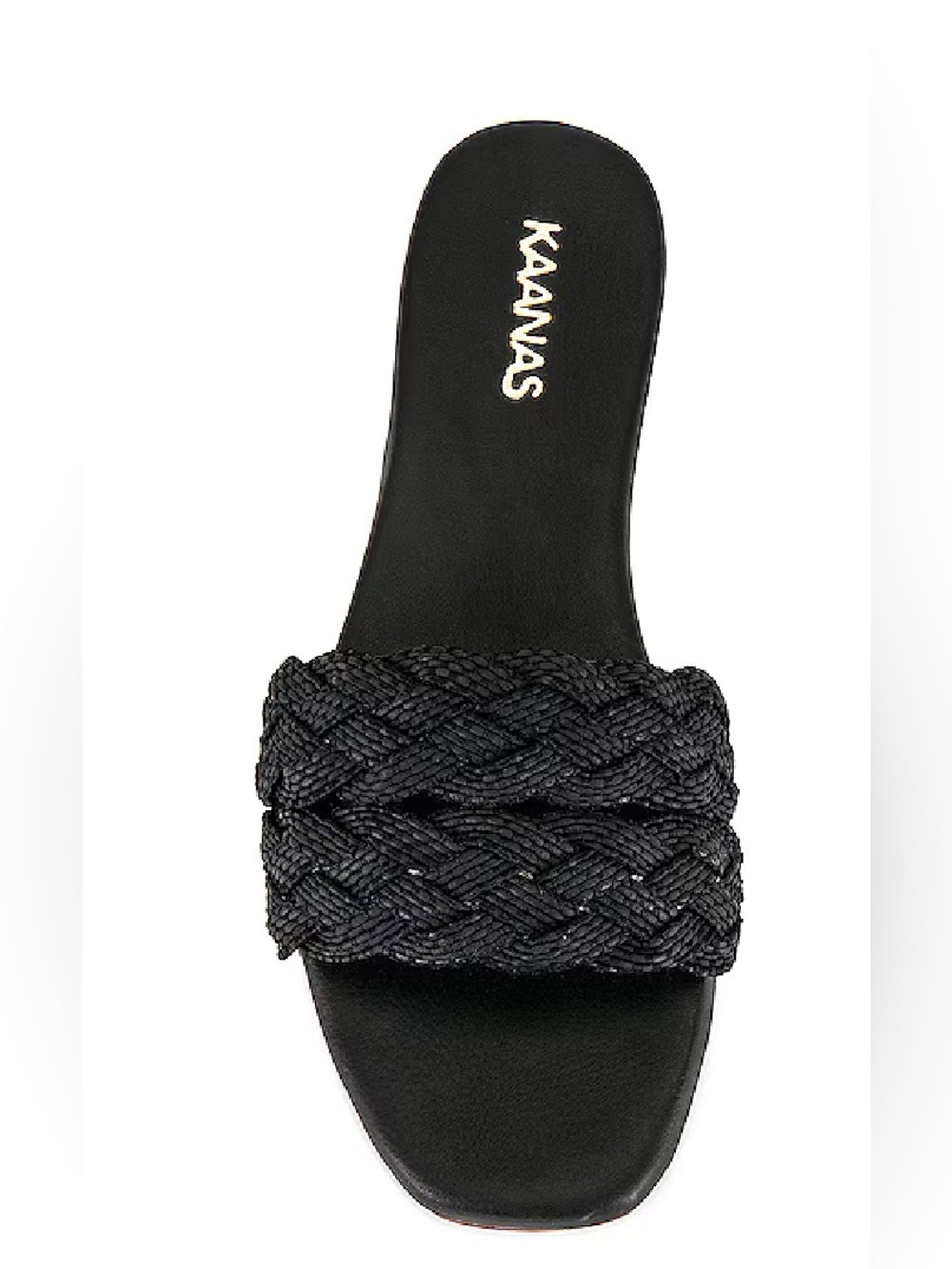 Kaanas Papagayo Sandal in Black NWT